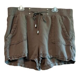 Ci Sono Tan Pull On Elastic Shorts Size Extra Large